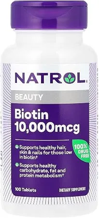 biotin 10000 mcg 100 tablet biotin 10000 mcg 100 tablet